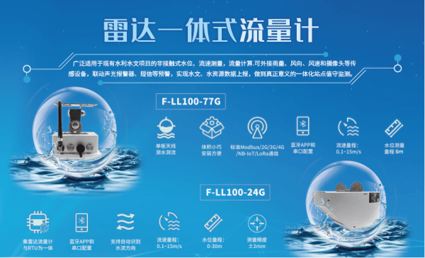 四信農(nóng)業(yè)水價綜合改革系統(tǒng)相關(guān)設備之雷達一體式流量計