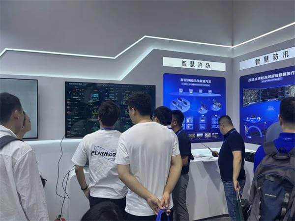 第二十屆國際物聯(lián)網(wǎng)展四信展位沉浸式體驗(yàn)智慧消防平臺(tái)