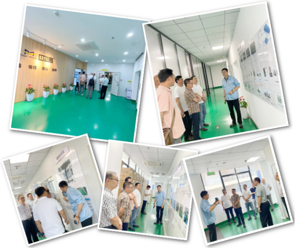 嘉賓受邀前往四信工廠參觀現(xiàn)場(chǎng)圖
